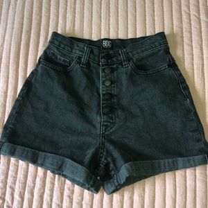 Urban Outfitters mom high rise blank denim shorts